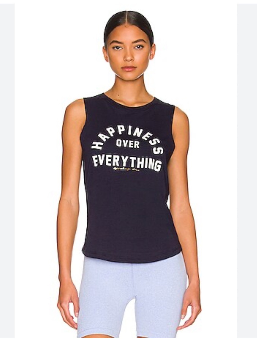 Spiritual Gangster Happiness Over Everything Tank Size: XS